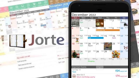 Screenshot Jorte Calendar & Organizer Mod APK