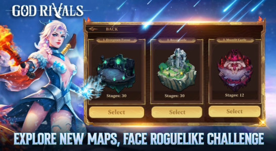Screenshot God Rivals: RPG Roguelike Mod APK