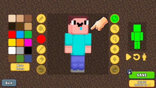 Screenshot Noob Sandbox 3D: Action World Mod APK