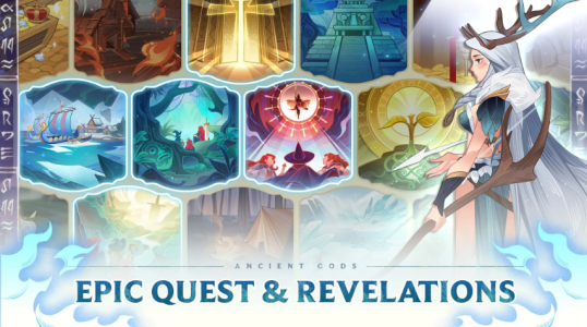 Screenshot Ancient Gods Card Battle RPG Mod APK