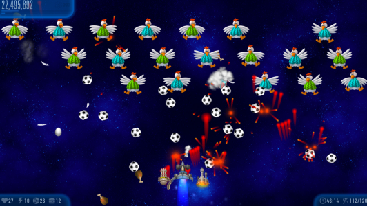 Screenshot Chicken Invaders 5 Mod APK
