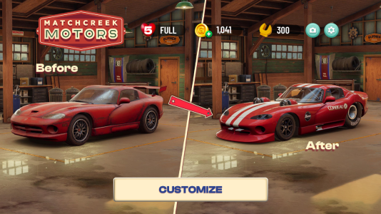 Screenshot Matchcreek Motors: Custom Cars Mod APK
