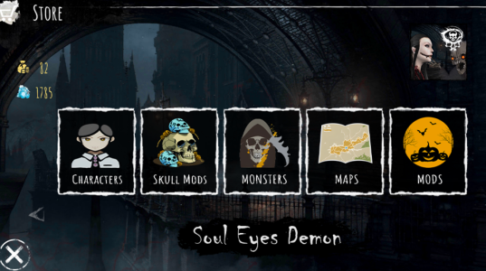 Screenshot Soul Eyes Demon: Horror Skulls Mod APK