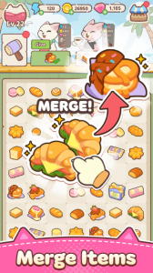 Screenshot Merge Cat Town Mod APK
