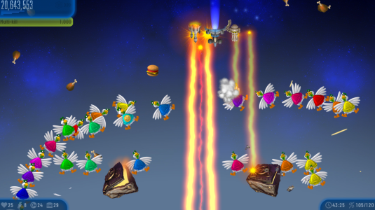 Screenshot Chicken Invaders 5 Mod APK