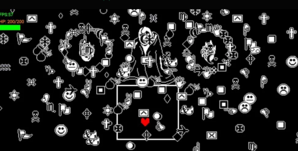 Screenshot BattleTale boss fight fangame Mod APK