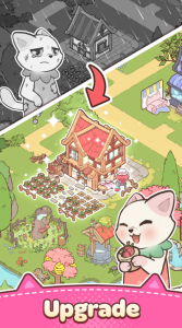 Screenshot Merge Cat Town Mod APK