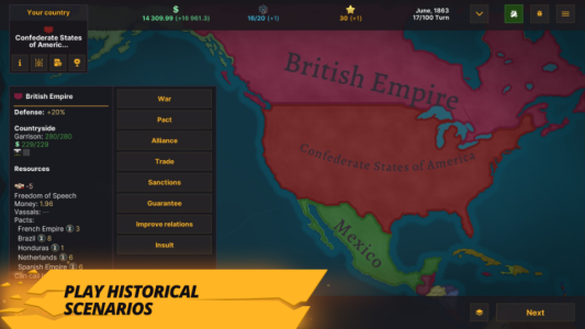 Screenshot Warnament Grand Strategy Mod APK
