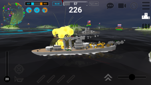 Screenshot Ships of Glory: Warship Battle Mod APK