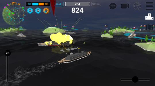 Screenshot Ships of Glory: Warship Battle Mod APK