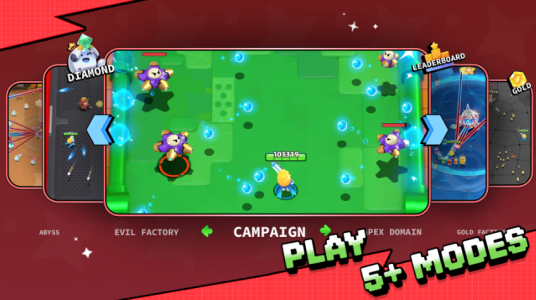 Screenshot Star Blaster Offline Roguelike Mod APK