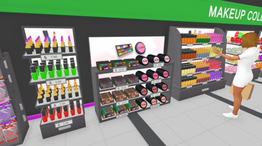 Screenshot Makeup Store Simulator Mod APK