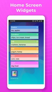 Screenshot Super Simple Shopping List Mod APK
