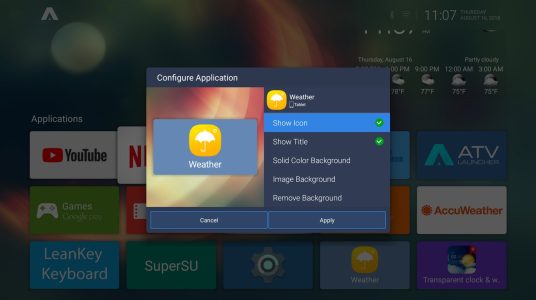 Screenshot ATV Launcher Pro Mod APK