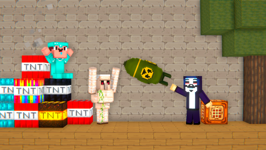 Screenshot Noob Sandbox 3D: Action World Mod APK