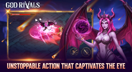 Screenshot God Rivals: RPG Roguelike Mod APK