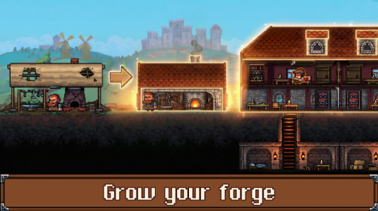 Screenshot Anvil saga: forge simulator Mod APK