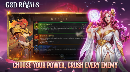 Screenshot God Rivals: RPG Roguelike Mod APK