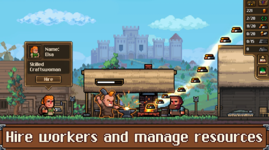 Screenshot Anvil saga: forge simulator Mod APK