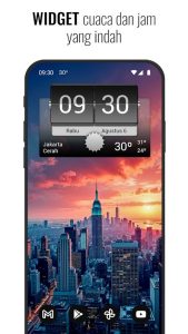 Screenshot 3D Flip Clock & Weather Mod APK
