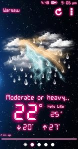 Screenshot Weather Neon Mod APK
