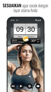 Screenshot 3D Flip Clock & Weather Mod APK