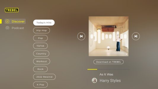 Screenshot TREBEL Music Mod APK