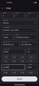 Screenshot Struk POM Mod APK