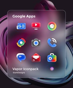 Screenshot Vapor IconPack Mod APK