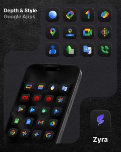 Screenshot Zyra Icon Pack & Widgets Mod APK
