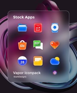 Screenshot Vapor IconPack Mod APK