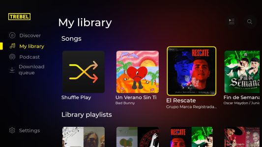 Screenshot TREBEL Music Mod APK