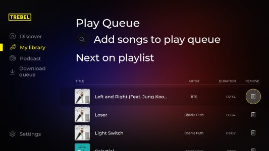 Screenshot TREBEL Music Mod APK