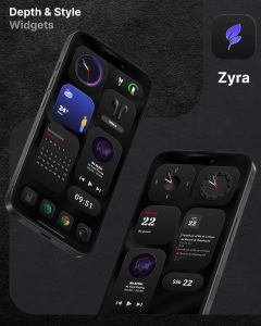 Screenshot Zyra Icon Pack & Widgets Mod APK