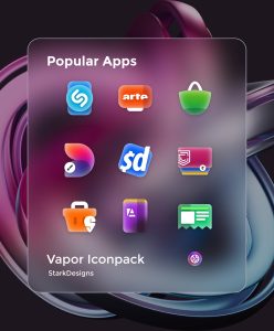Screenshot Vapor IconPack Mod APK