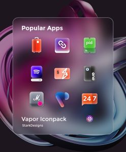 Screenshot Vapor IconPack Mod APK