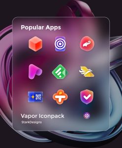 Screenshot Vapor IconPack Mod APK