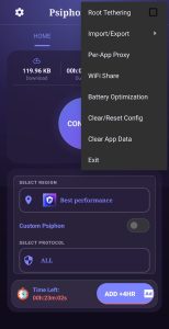 Screenshot Psiphon Tunnel Plus Mod APK