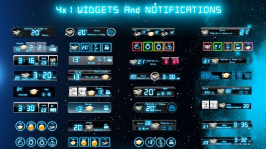 Screenshot Weather Neon Mod APK