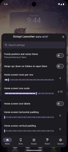 Screenshot Octopi Launcher Mod APK