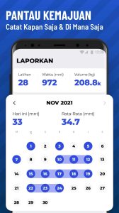Screenshot Gym Workout Tracker Mod APK