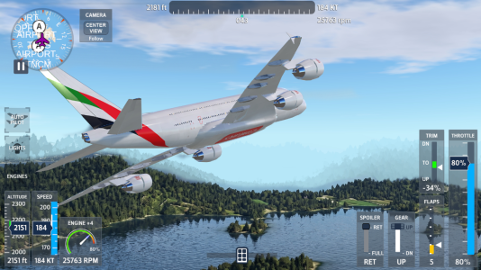 Screenshot FlyWings 2026 Flight Simulator Mod APK