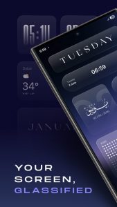 Screenshot Glassify Widgets Mod APK