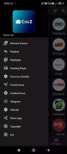 Screenshot CricZ TV Mod APK