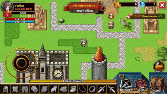 Screenshot The Dark RPG: 2D Pixel Game Mod APK