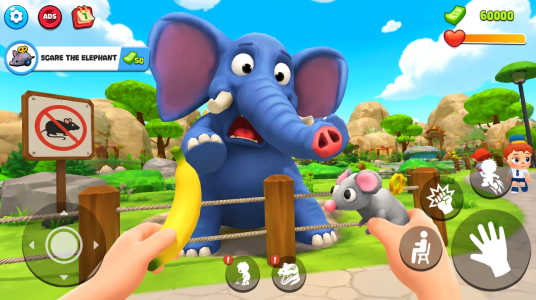 Screenshot Zoo Prank: Crazy Animals Mod APK