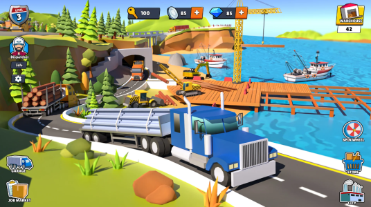 Screenshot Truckrise: US Truck Empire Mod APK