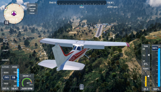 Screenshot FlyWings 2026 Flight Simulator Mod APK