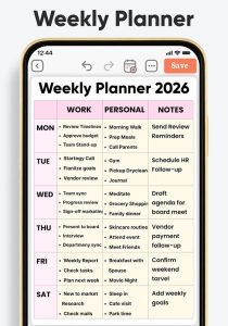 Screenshot Planwiz Daily Planner Mod APK