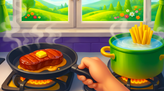 Screenshot Cooking Blast: Restaurant Game Mod APK